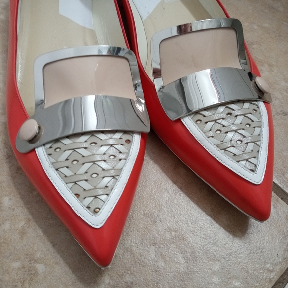 Stunning Pollini woven flats size 9 - Picture 7 of 10